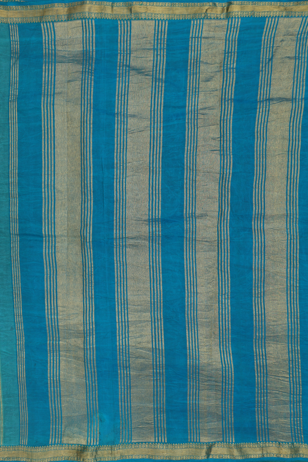 Kanchipuram Silk Saree Dark Oak Brown With Hand Painted Design