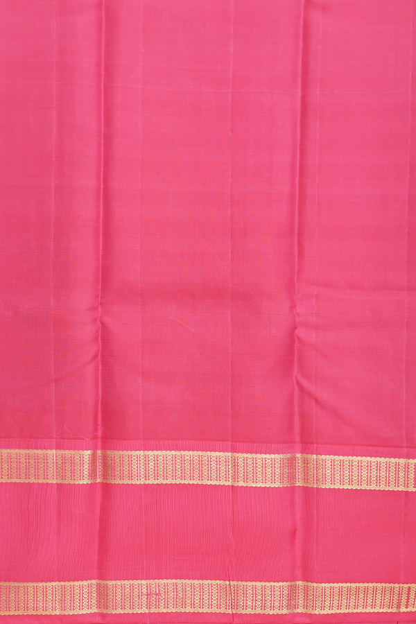 Kanchipuram Silk Saree Dark Purple With Rettai Pettu Border