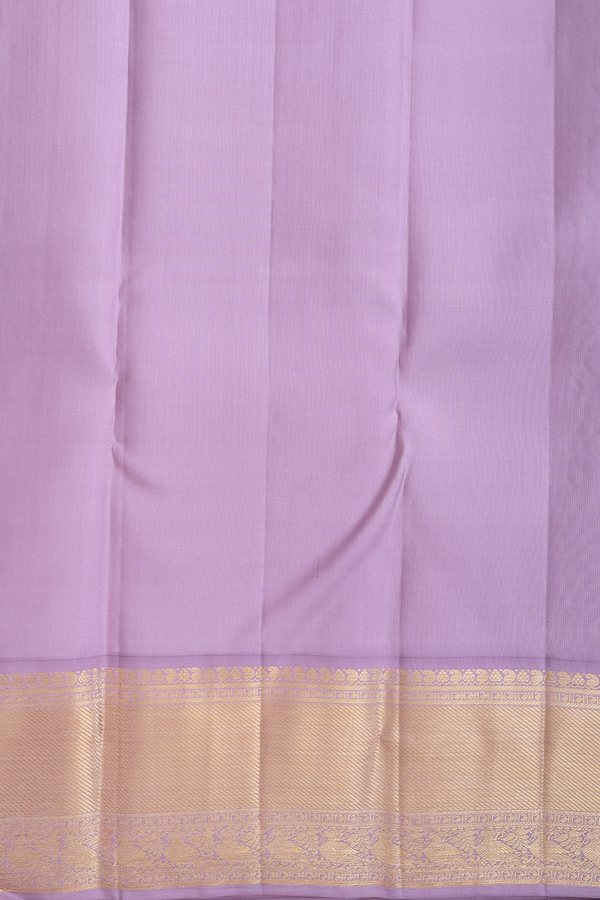 Kanchipuram Silk Saree In Beige With Brocade Design