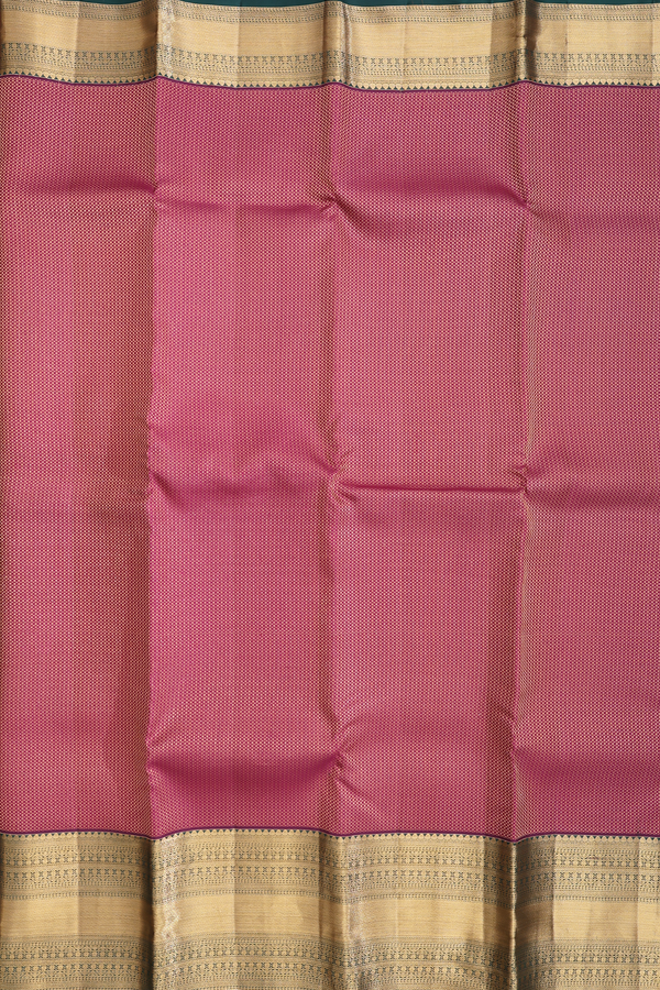 Kanchipuram Silk Saree In Berry Purple With Brocade Design