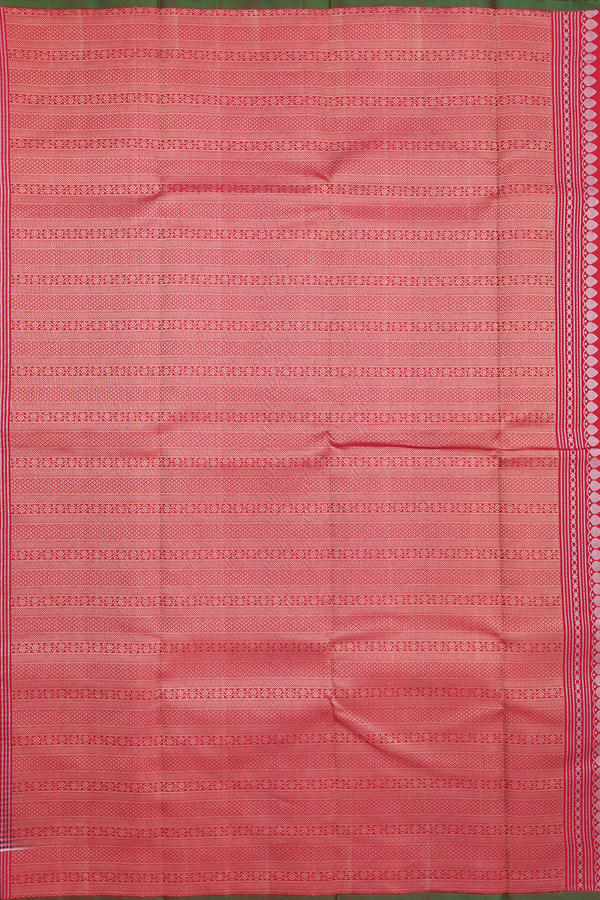 Kanchipuram Silk Saree In Black And White With Checks Design