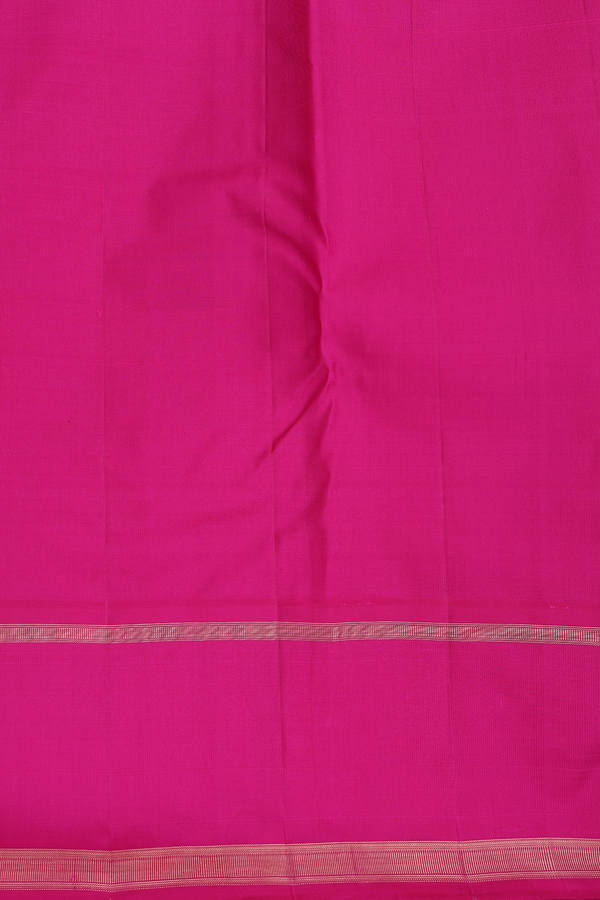 Kanchipuram Silk Saree In Black And White With Checks Design