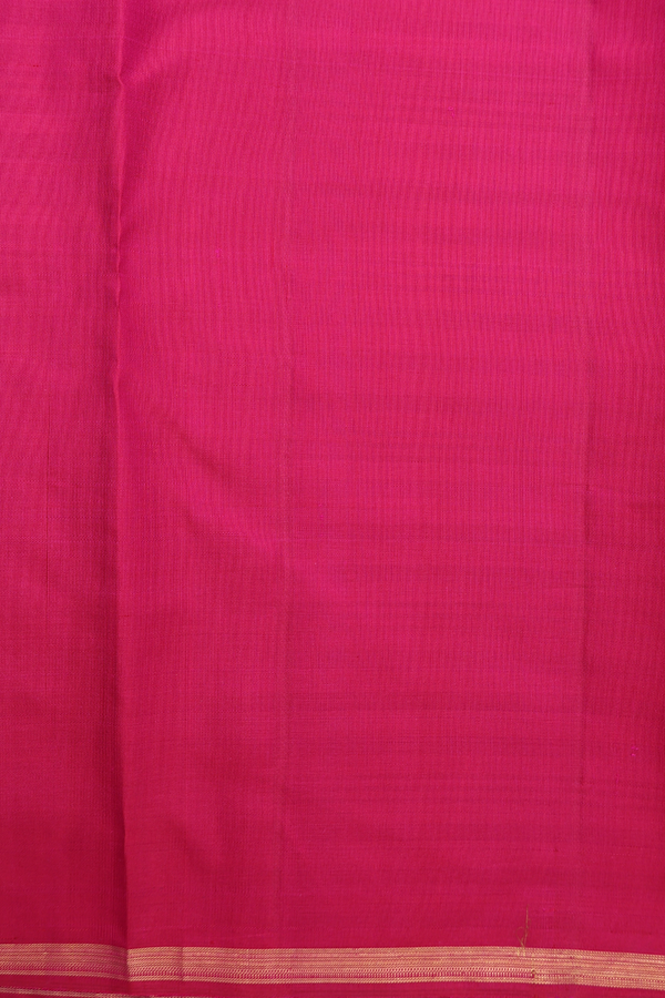 Kanchipuram Silk Saree In Black And White With Checks Design