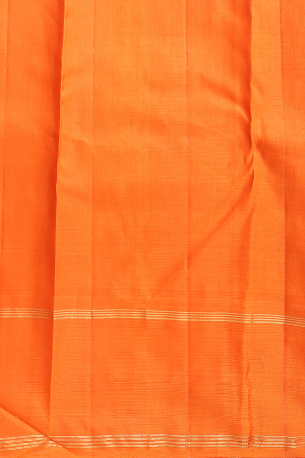 Kanchipuram Silk Saree In Black And White With Checks Design