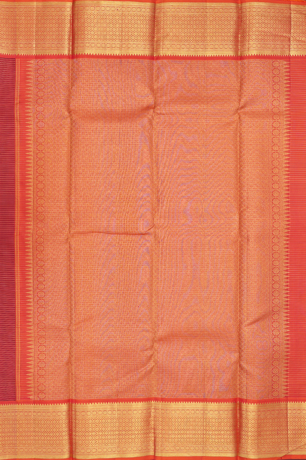 Kanchipuram Silk Saree In Black With Checks Design