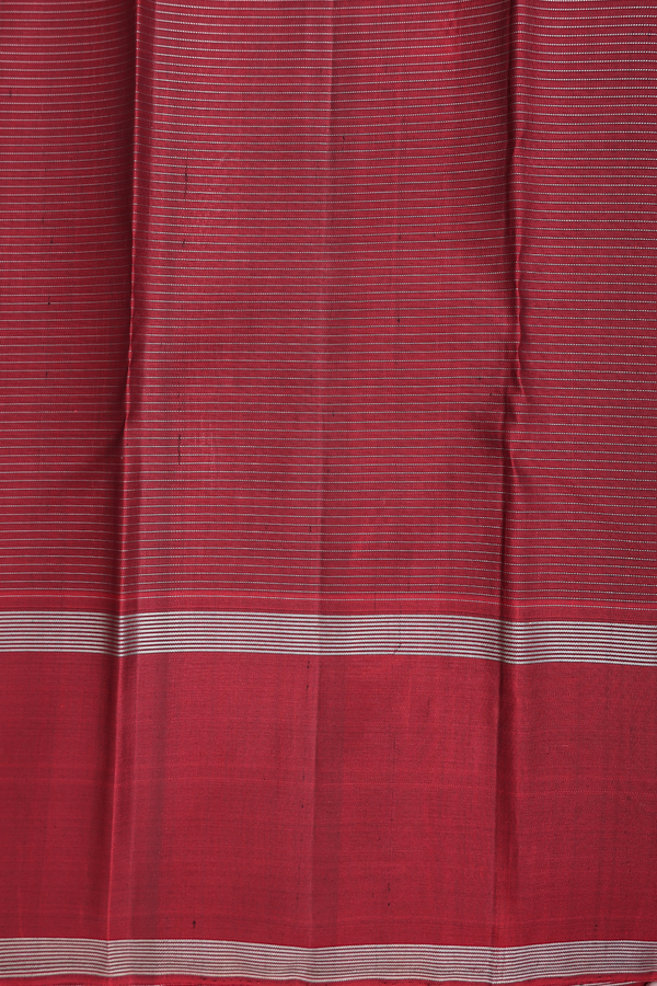 Kanchipuram Silk Saree In Black With Checks Design