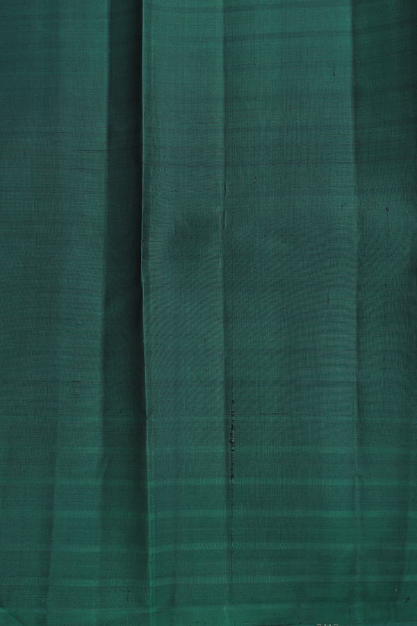 Kanchipuram Silk Saree In Black With Checks Design