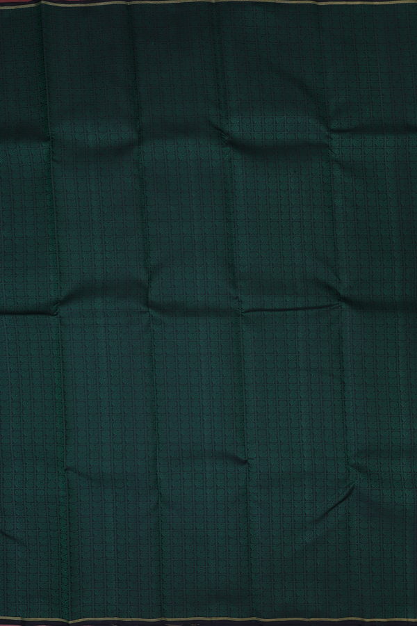 Kanchipuram Silk Saree In Black With Jacquard Pattern