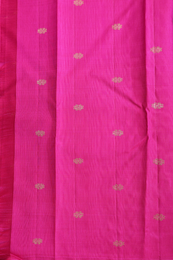 Kanchipuram Silk Saree In Black With Malli Moggu Buttas