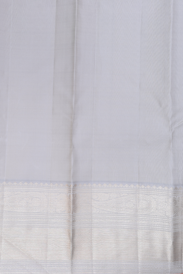 Kanchipuram Silk Saree In Black With Paisley Buttas