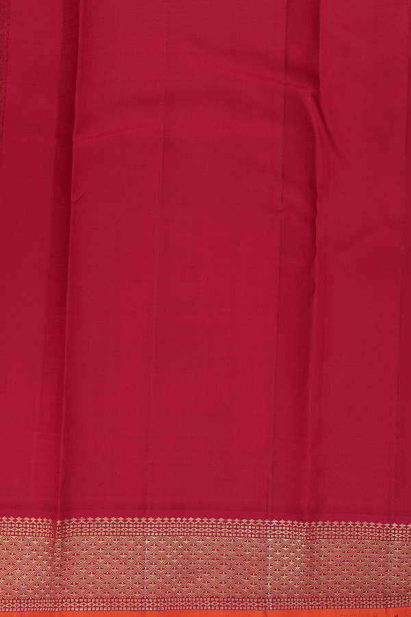 Kanchipuram Silk Saree In Black With Peacock Chakram Buttas