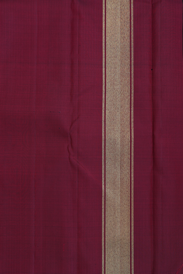 Kanchipuram Silk Saree In Black With Step Border