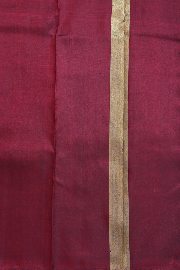 Kanchipuram Silk Saree In Black With Step Border