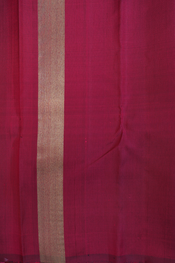 Kanchipuram Silk Saree In Black With Temple Border