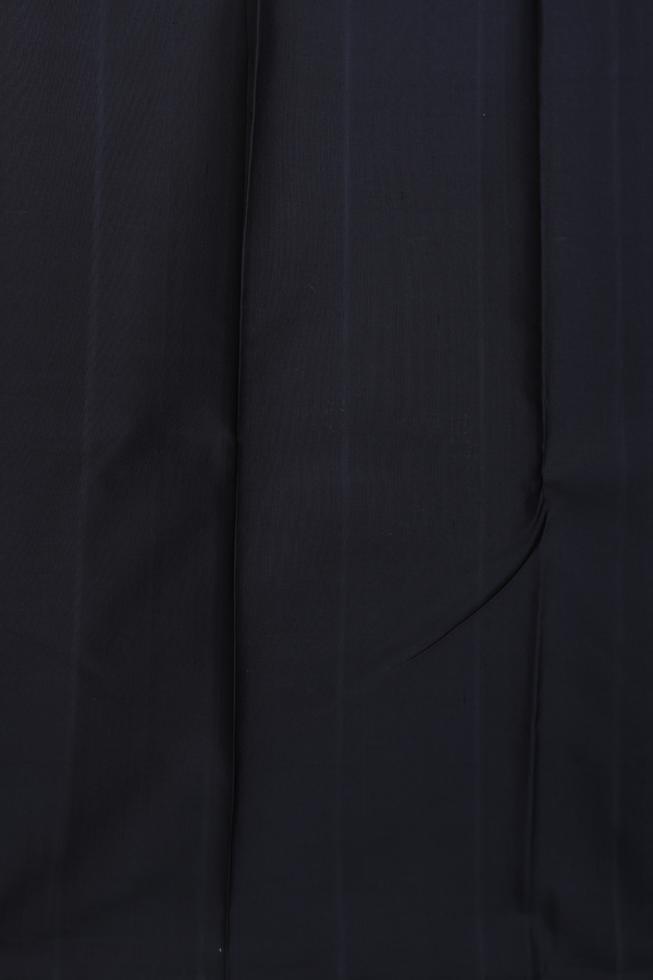 Kanchipuram Silk Saree In Black With Thilagam Motifs