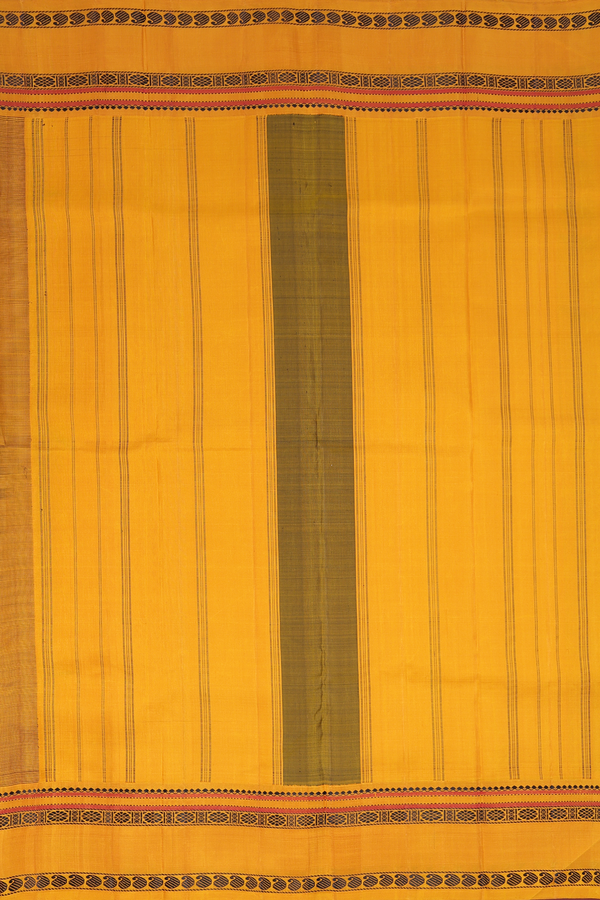 Kanchipuram Silk Saree In Black With Warli Design