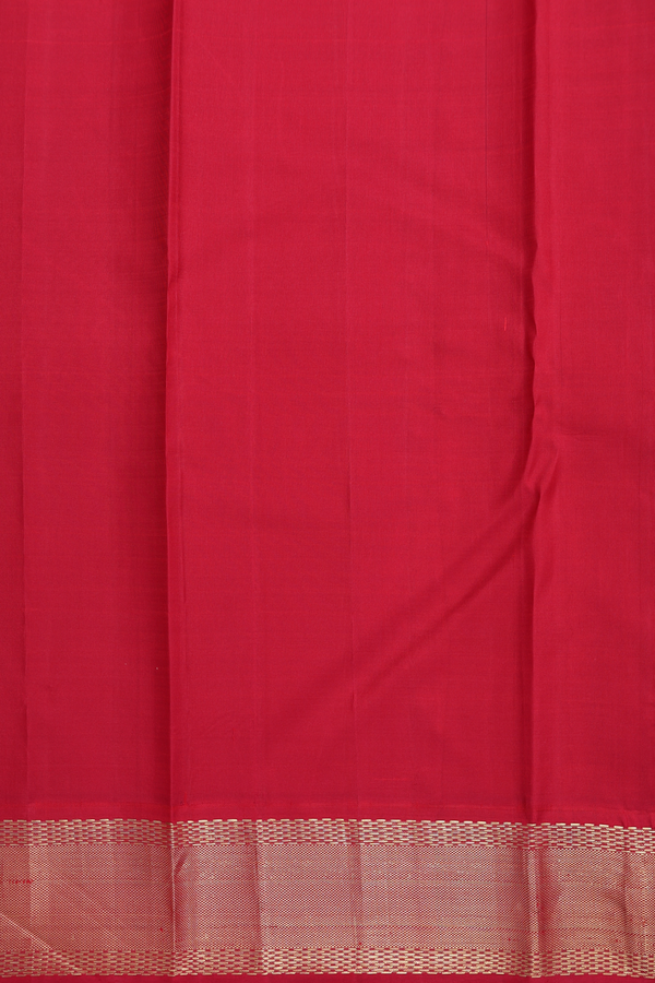 Kanchipuram Silk Saree In Brown With Brocade Design