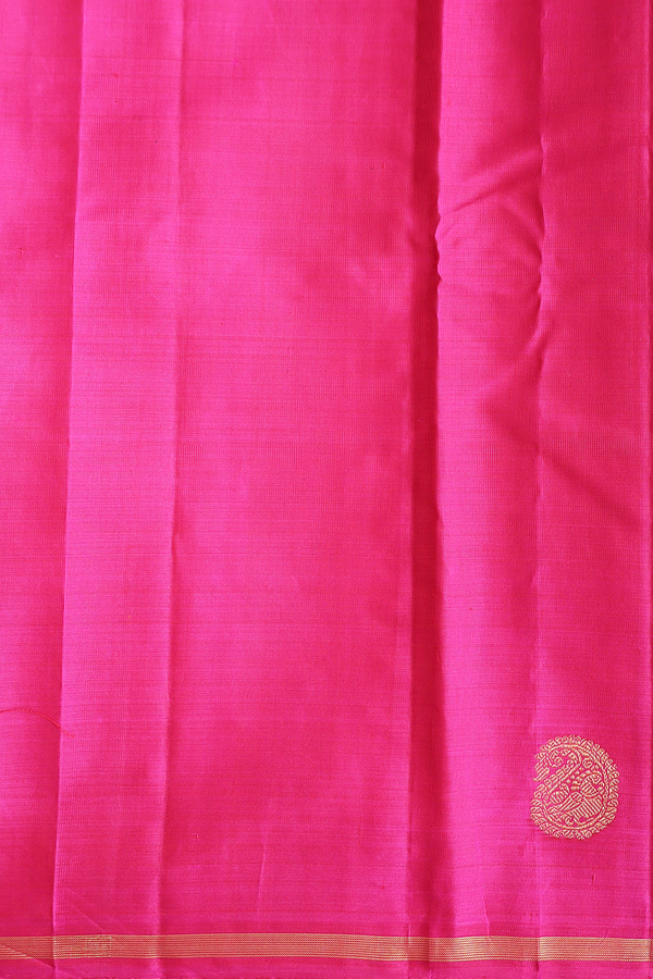 Kanchipuram Silk Saree In Brown With Paai Madippu Kattai