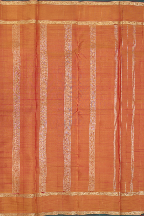 Kanchipuram Silk Saree In Burgundy Red With Neli Design