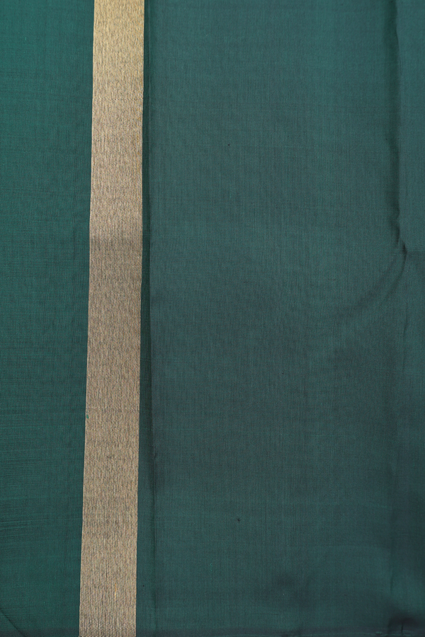 Kanchipuram Silk Saree In Burgundy Red With Step Border