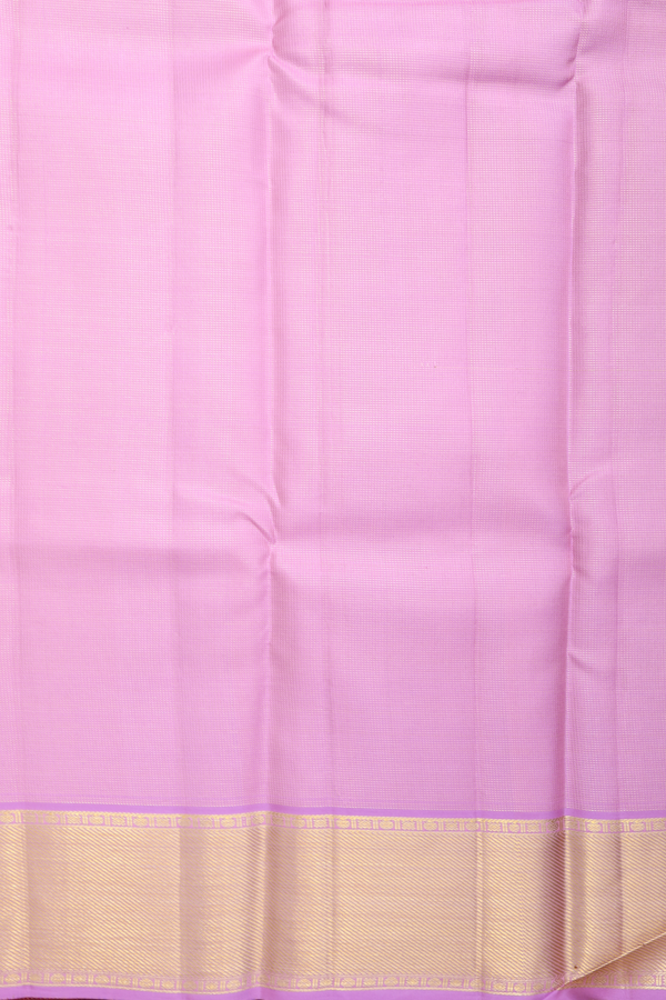 Kanchipuram Silk Saree In Burgundy Red With Zari Buttas