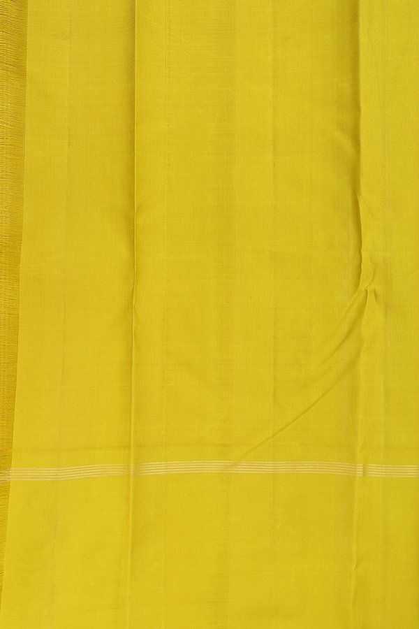 Kanchipuram Silk Saree In Chilli Red With Checks Design