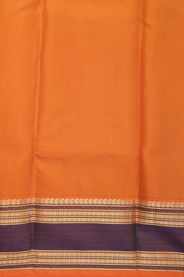 Kanchipuram Silk Saree In Dark Green With Zari Buttis