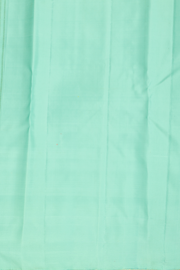 Kanchipuram Silk Saree In Dark Yellow With Stripes Design