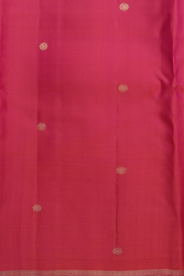 Kanchipuram Silk Saree In Dual Tone With Brocade Design