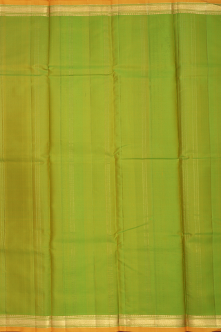 Kanchipuram Silk Saree In Dual Tone With Contrast Border