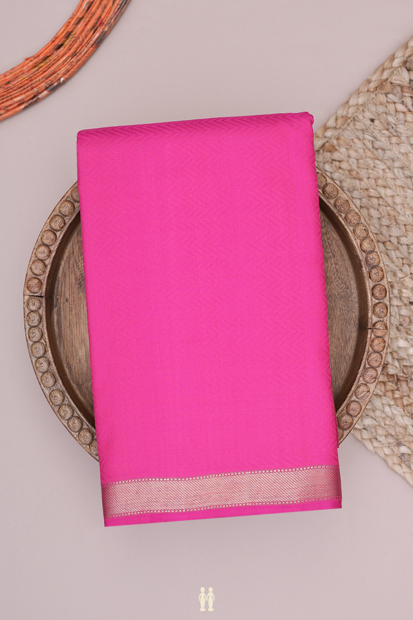 Kanchipuram Silk Saree In Dual Tone With Jacquard Pattern
