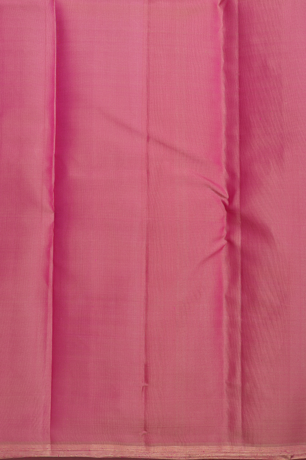 Kanchipuram Silk Saree In Dual Tone With Jacquard Pattern