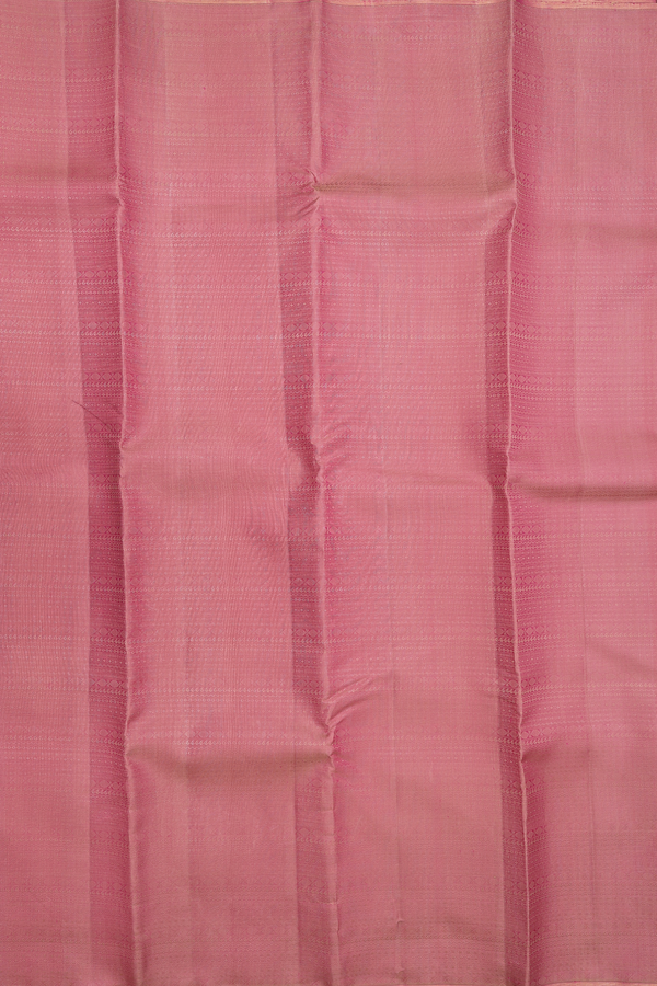 Kanchipuram Silk Saree In Dual Tone With Jacquard Pattern