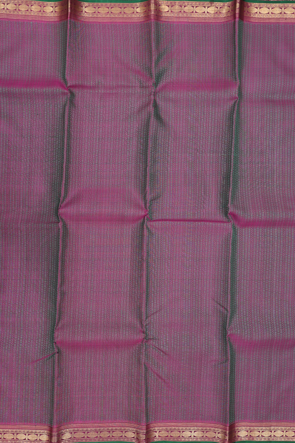Kanchipuram Silk Saree In Dual Tone With Jacquard Pattern