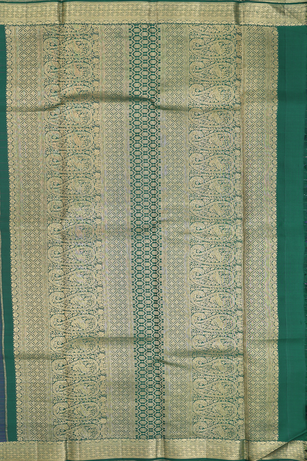 Kanchipuram Silk Saree In Dual Tone With Neli Design