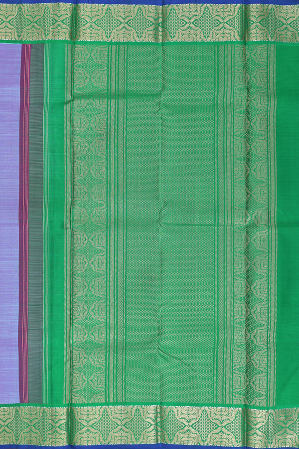 Kanchipuram Silk Saree In Dual Tone With Zari Buttas