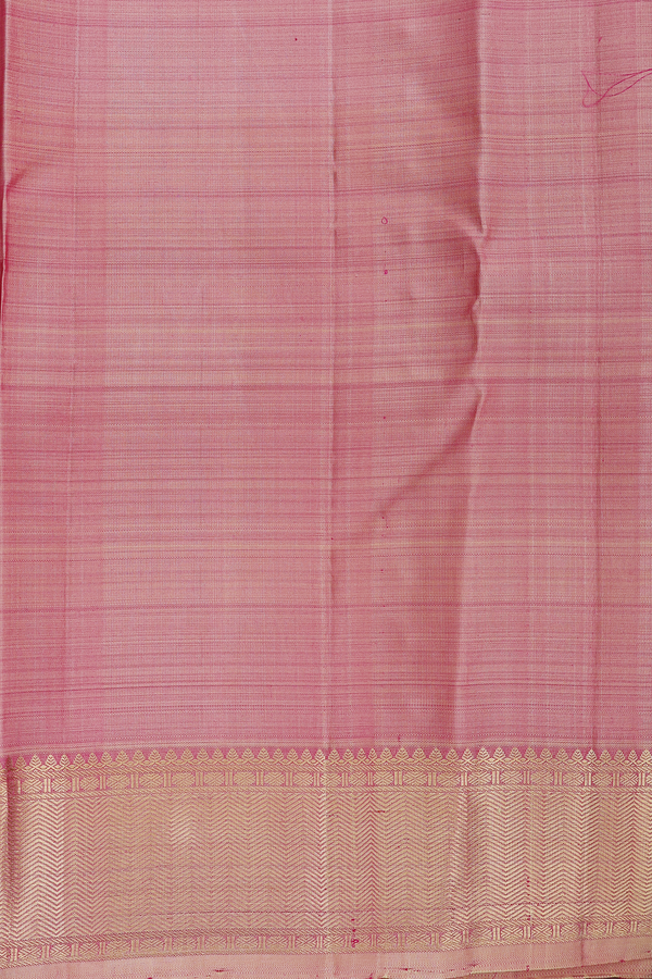 Kanchipuram Silk Saree In Dual Tone With Jacquard Pattern