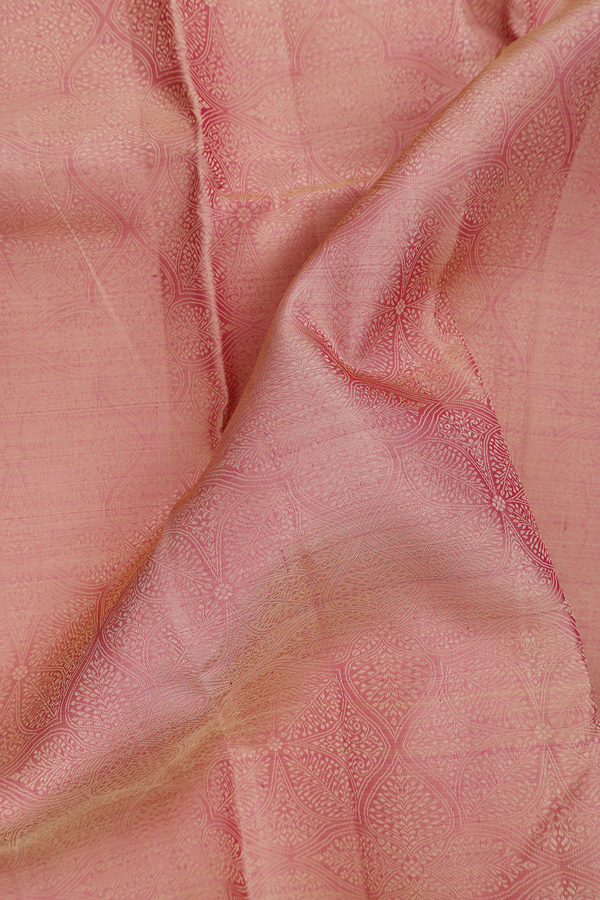 Kanchipuram Silk Saree In Dual Tone With Jacquard Pattern