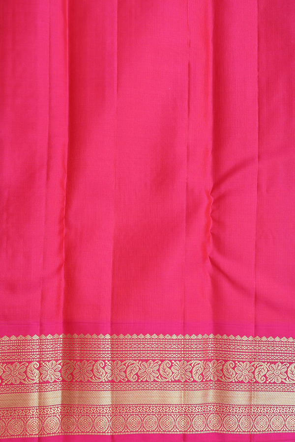 Kanchipuram Silk Saree In Dusty Purple With Zari Buttas