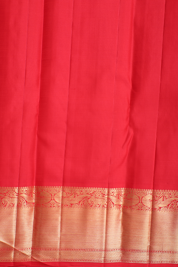 Kanchipuram Silk Saree In Dusty Rose With Brocade Design