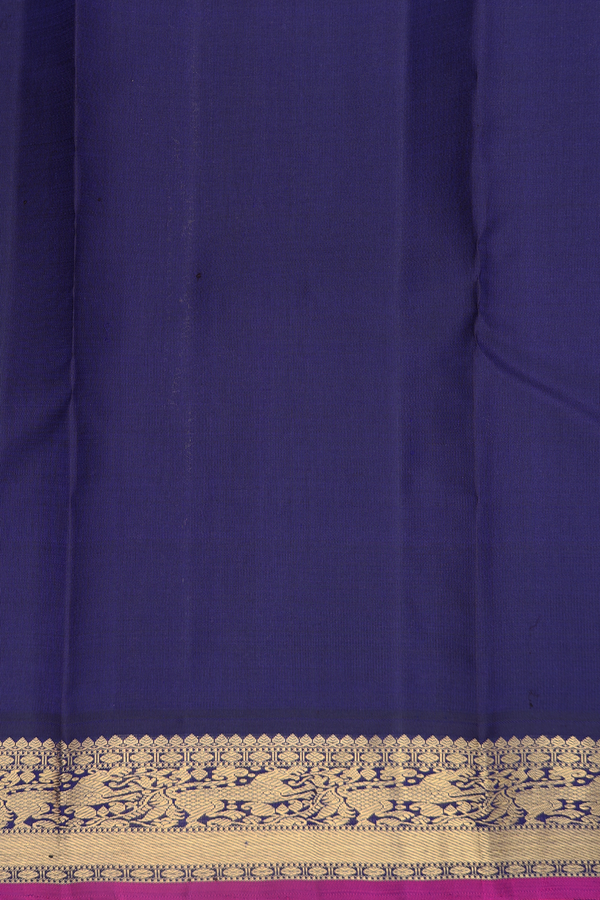 Kanchipuram Silk Saree In Dusty Rose With Threadwork Buttas