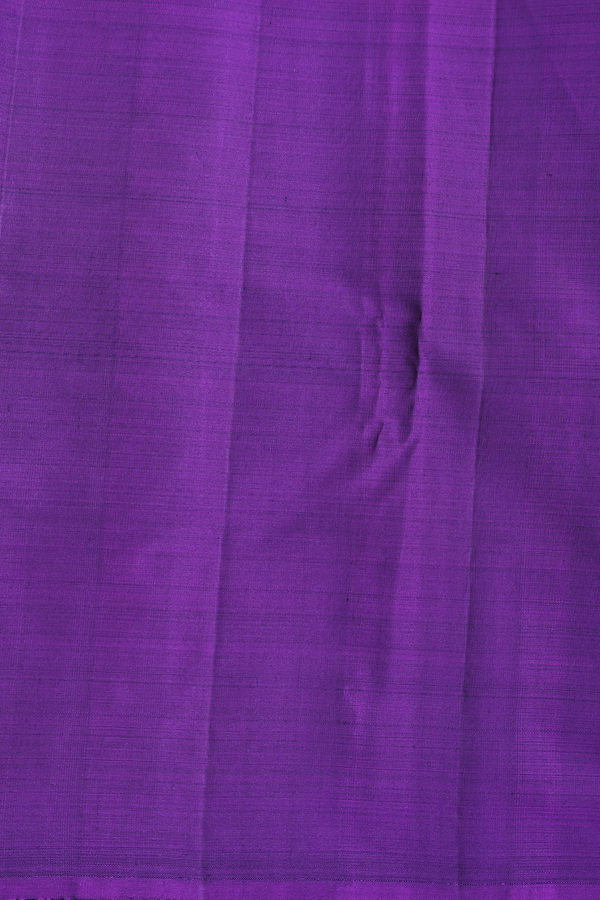 Kanchipuram Silk Saree In Olive Green With Floral Buttis