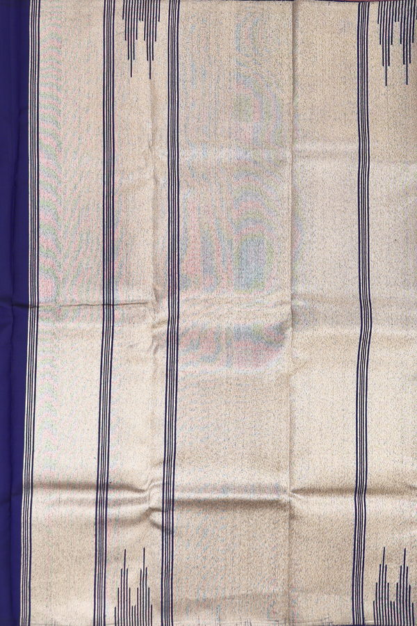 Kanchipuram Silk Saree In Gold With Step Border