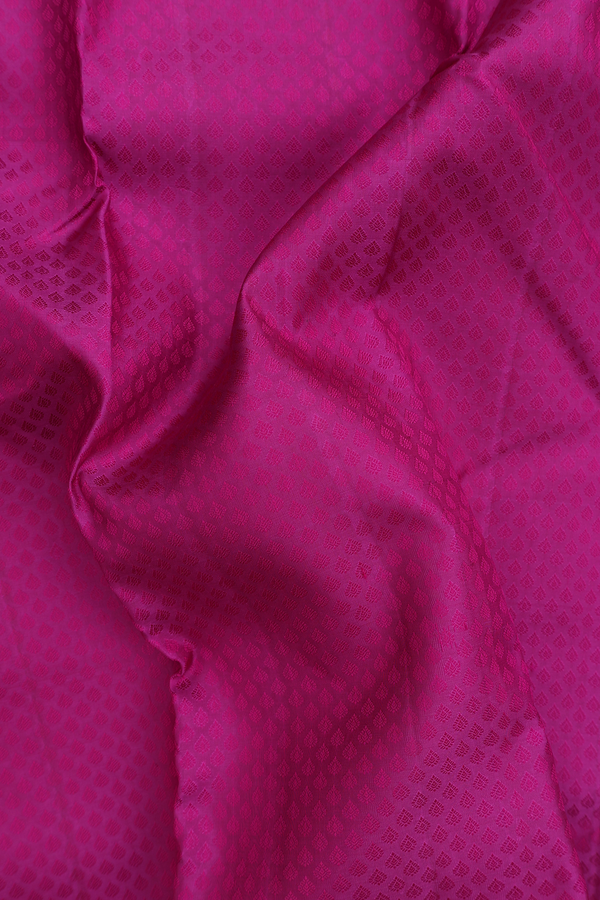 Kanchipuram Silk Saree In Grape Purple With Jacquard Design