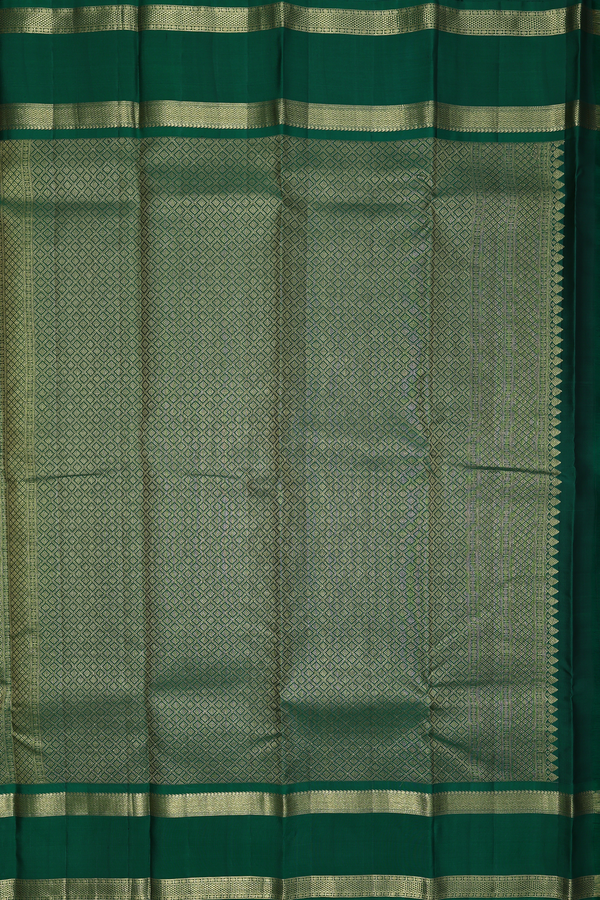 Kanchipuram Silk Saree In Grape Purple With Neli Design