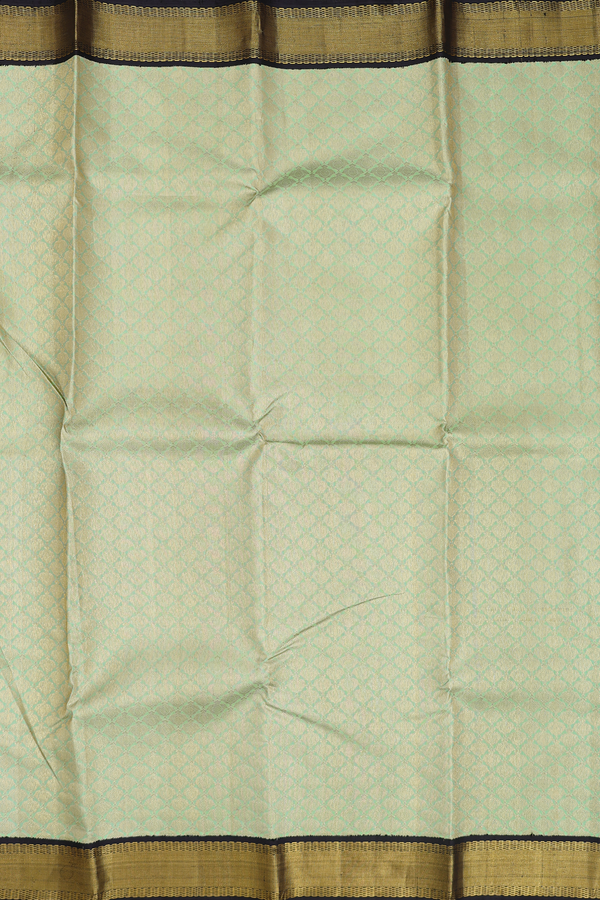 Kanchipuram Silk Saree In Green With Brocade Design