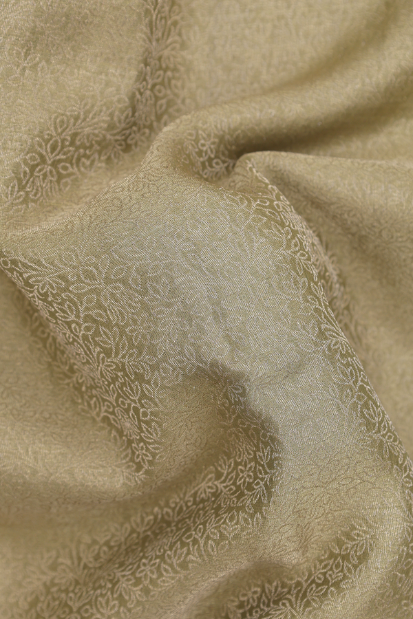 Mysore Silk Saree In Green With Brocade Design