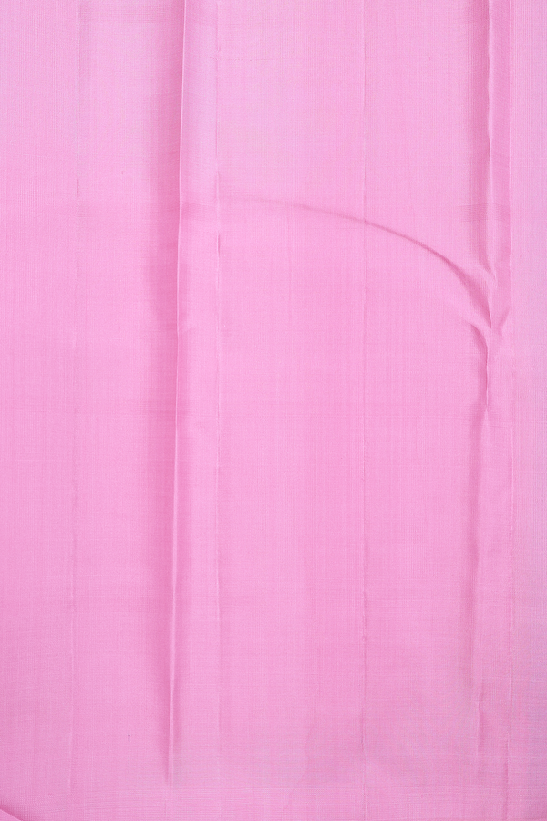 Kanchipuram Silk Saree In Green With Checks Along Buttas