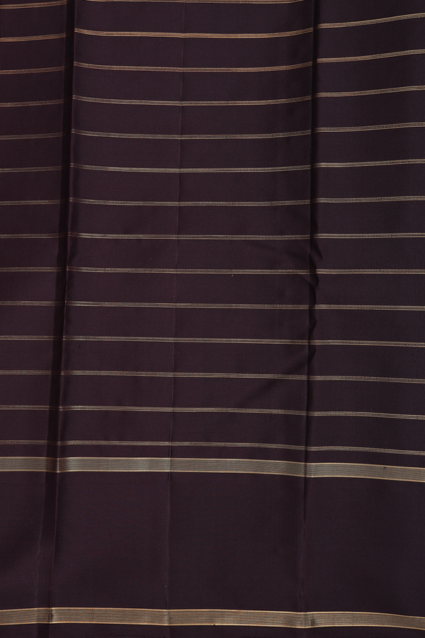 Kanchipuram Silk Saree In Green With Checks Design