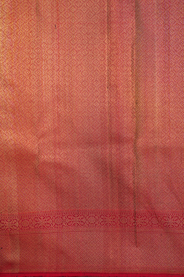 Kanchipuram Silk Saree In Green With Iruthalai Pakshi Design